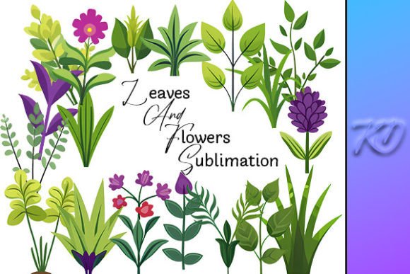 Download Leaf and Flower Sublimations - Sublimations Collection